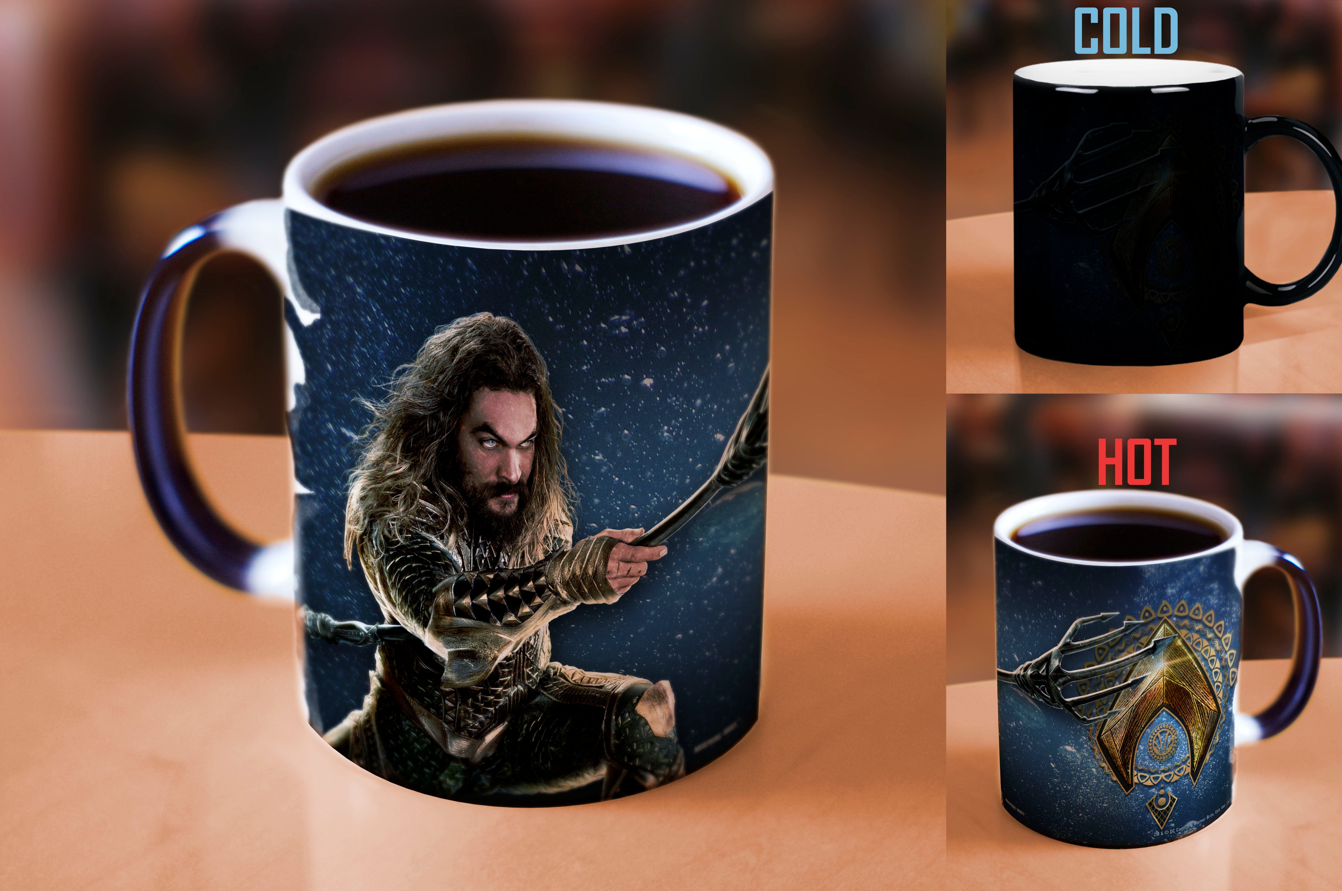 Justice League (Aquaman Logo) Morphing Mugs®  Heat-Sensitive Mug MMUG704